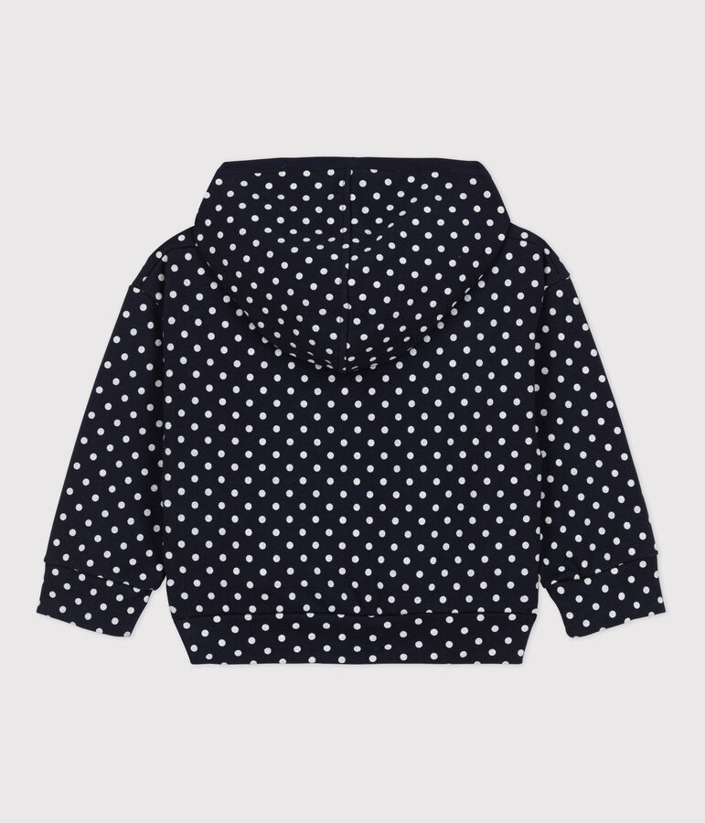 Girls' Hoodie blue/ecru