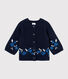 Baby Girls' Wool/Cotton Knit Cardigan