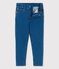 Boys' Eco-Friendly Regular Denim Trousers BLEU DELAVE blue