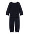 Girl's terry velour pyjamas SMOKING blue/ARGENT grey
