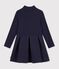 Children's long-sleeved plain cotton dress SMOKING