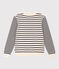 Women's Cotton Breton Top AVALANCHE white/SMOKING blue