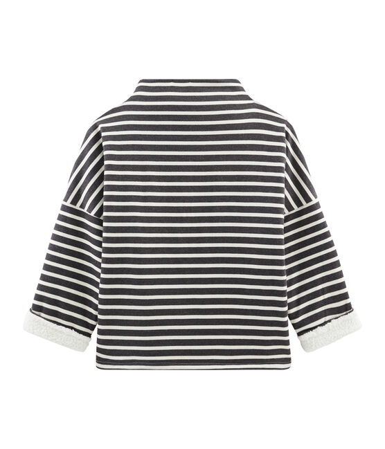Women's Reversible Sailor Top CITY black/COQUILLE beige
