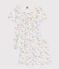 Children's Short Cotton Rainbow Print Pyjamas MARSHMALLOW white/MULTICO white
