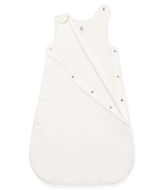 Unisex baby sleeping bag MARSHMALLOW white