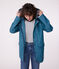 Iconic raincoat for men or women DRAGONFLY green