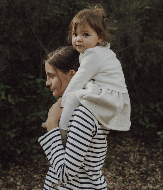 Baby Girls' Petit Bateau x Deyrolle Dress MARSHMALLOW white