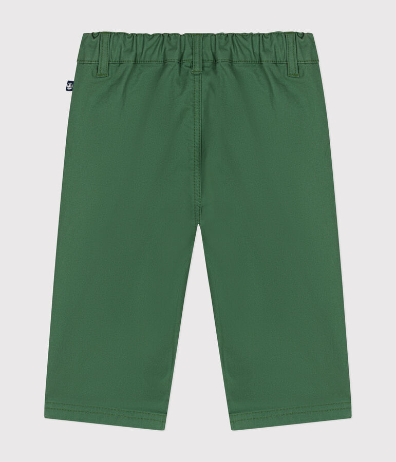 Babies' serge trousers green