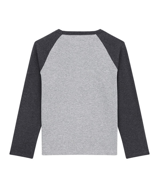 Boy's long sleeved T-shirt SUBWAY grey/CITY black