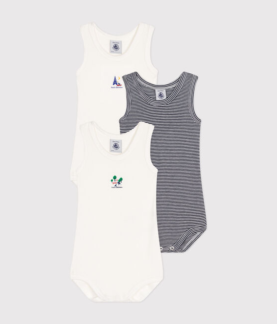 Babies' Sleeveless Cotton Bodysuits - 3-Pack variante 1