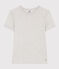 Women's Iconic Cotton Round Neck T-Shirt BELUGA CHINE grey