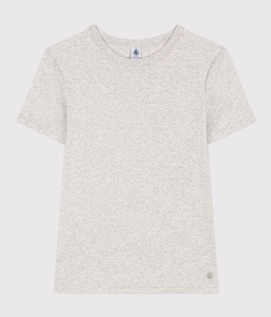 Women's Iconic Cotton Round Neck T-Shirt BELUGA CHINE grey