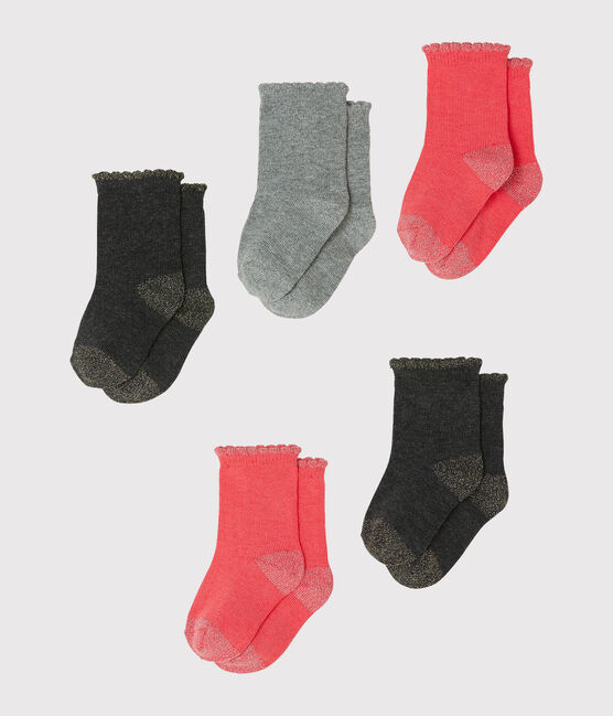 Baby Girls' Basic Socks - 5-Piece Set variante 2