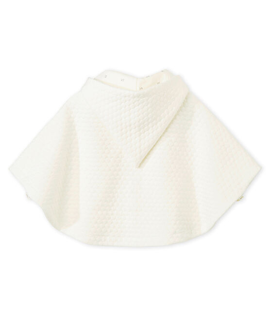 Unisex baby's reversiblehat in a tubic MARSHMALLOW white