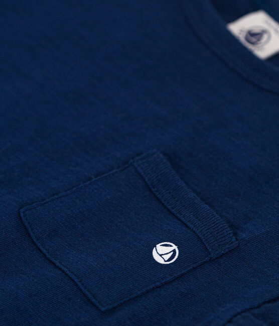 Babies' Short-Sleeved Slub Jersey T-Shirt MEDIEVAL blue