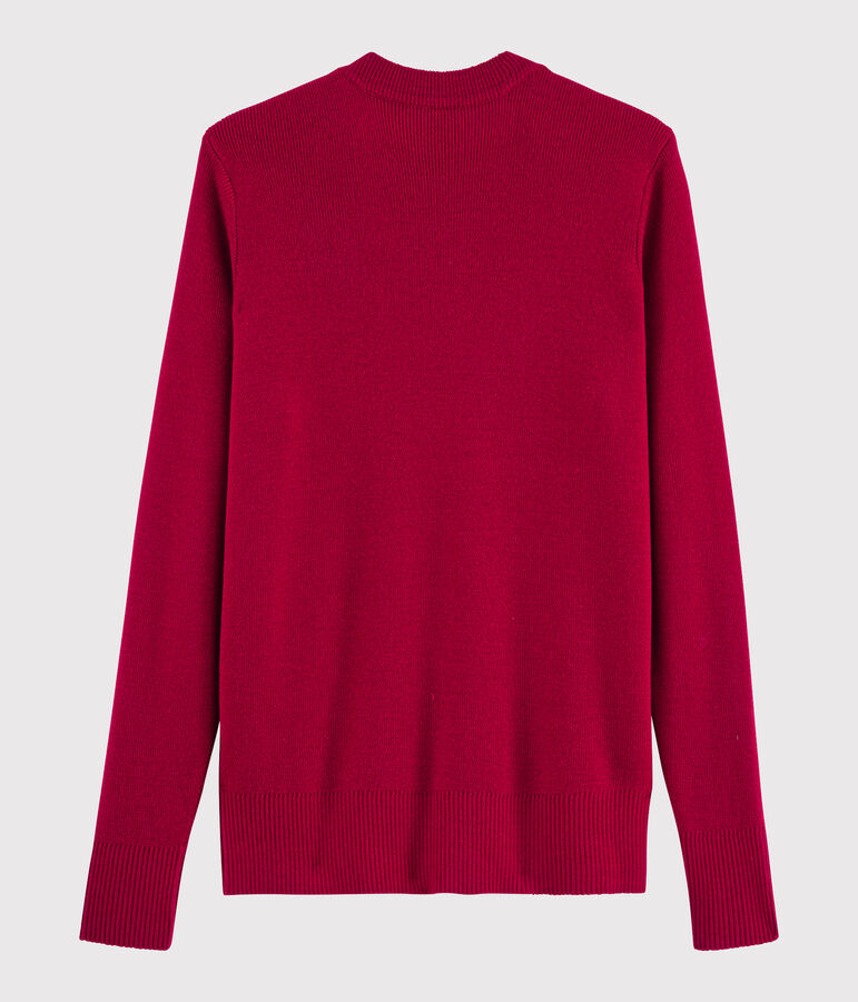 Women's woollen jumper red