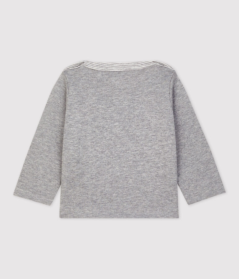 Baby Boys' Striped Long-Sleeved T-Shirt grey