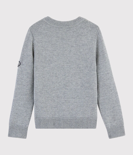 Unisex Children's Wool/Cotton Jumper SUBWAY CHINE grey