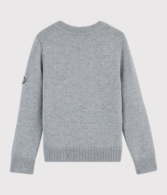 Children's Wool and Cotton Pullover SUBWAY CHINE grey