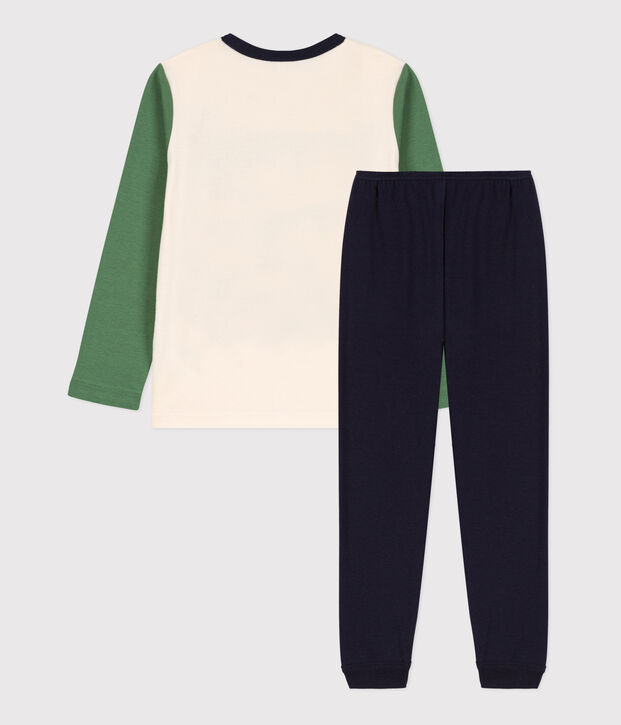 Children's Unisex Cotton Pyjamas blue/multicolor