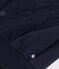 Babies' Quilted Tube Knit Baseball Jacket SMOKING blue