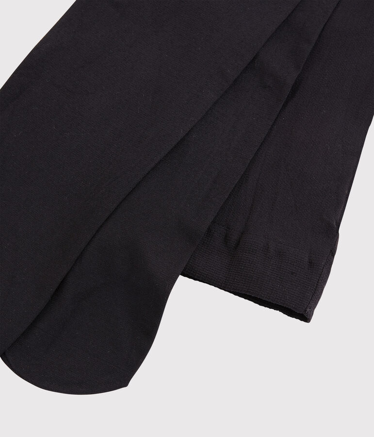 Microfibre tights for girls black