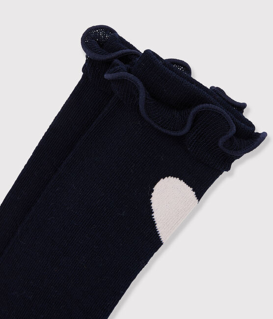 Girls' High Socks SMOKING blue