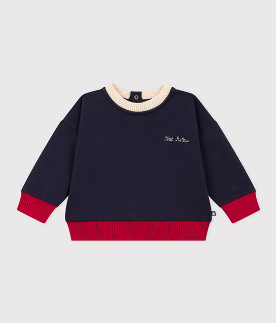 Babies' Fleece Sweatshirt SMOKING blue