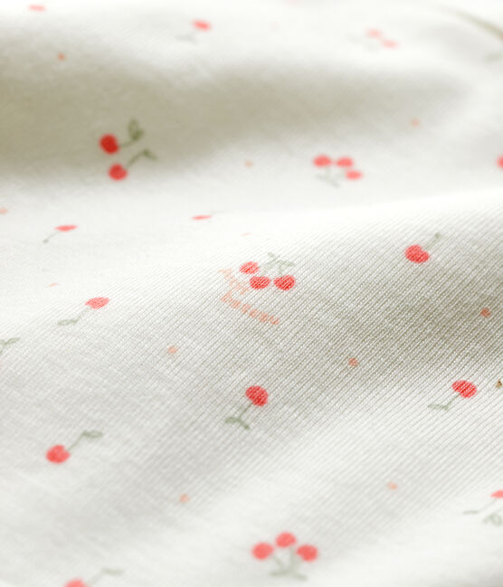 Organic Cotton Baby Bib MARSHMALLOW white/MULTICO white