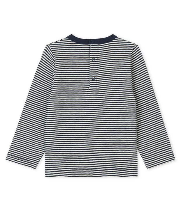 Baby Boys' Tube Knit T-Shirt blue/white