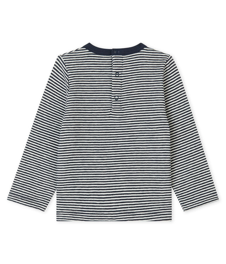 Baby Boys' Tube Knit T-Shirt blue/white