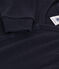 Footless Cotton and Lyocell Sleepsuit SMOKING blue