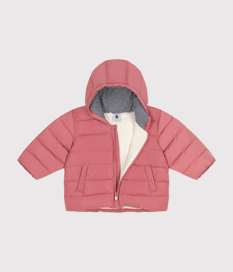 Babies' Fleece Lined Puffer Jacket pink