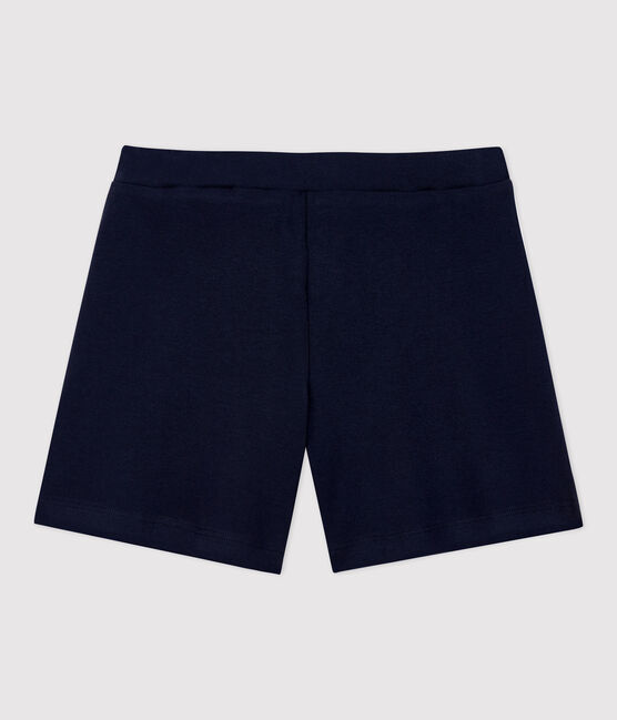 Girl's Cotton Shorts SMOKING blue
