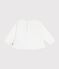 Baby sweatshirt in soft and warm cotton MILK /MULTICO