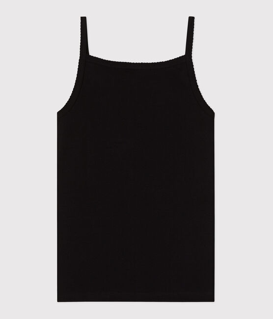 Women's cotton tank top NOIR black