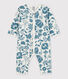 Babies' Floral Footless Cotton Sleepsuit