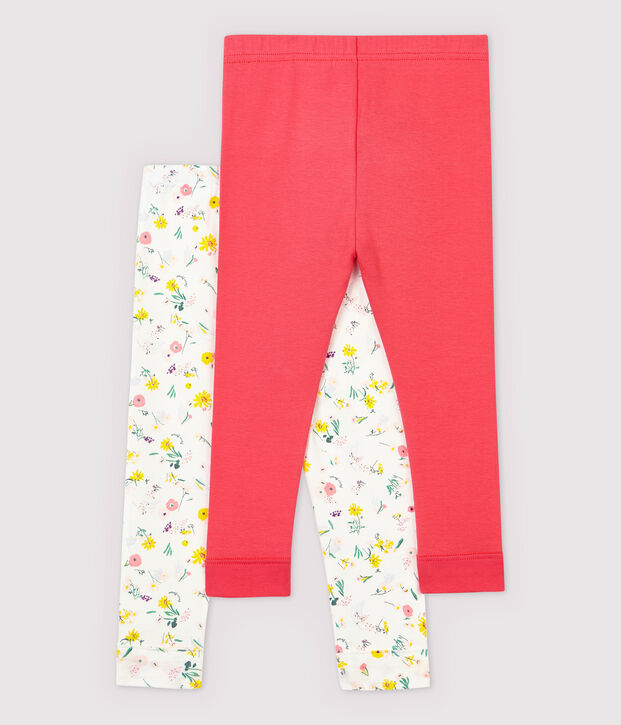 Baby Girls' Leggings - 2-Pack. multicolor