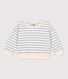Babies' Cotton Sailor Striped Sweatshirt