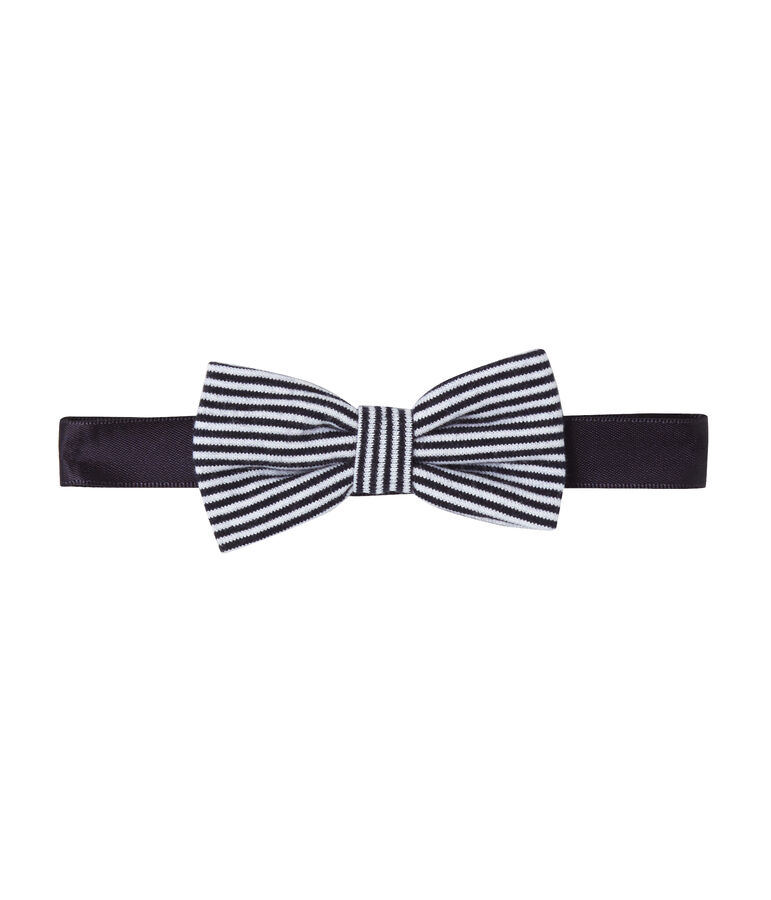 Boys' Bow Tie SMOKING blue/COQUILLE beige
