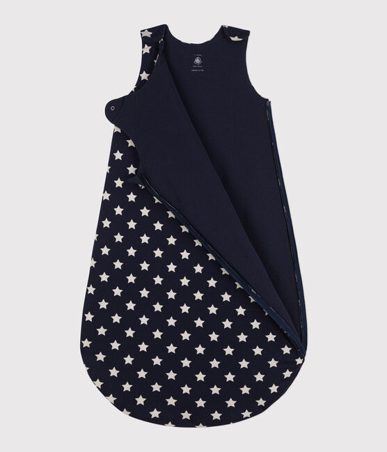 Starry cotton TOG 2-rated sleeping bag SMOKING blue/MARSHMALLOW white