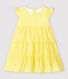 Baby Girls' Short-Sleeved Stripy Seersucker Dress
