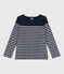 Women's Iconic Cotton Breton Top SMOKING blue/MARSHMALLOW white