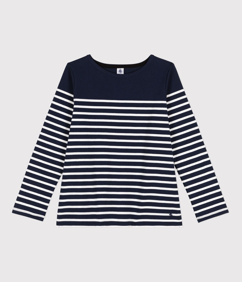 Women's Iconic Cotton Breton Top blue/white