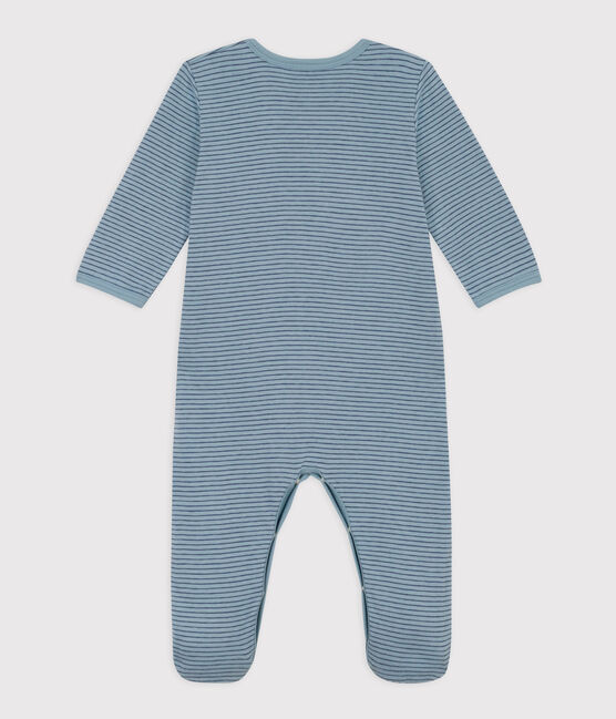 Stripy Tube Knit Sleepsuit ENNEIGE /CHALOUPE:ENNEIGE
