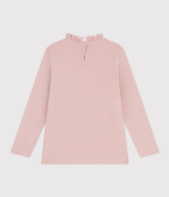 Girls' Long-sleeved Cotton T-Shirt SALINE pink