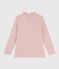 Girls' Long-sleeved Cotton T-Shirt SALINE pink