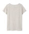 Women's maxi T-shirt in mottled extra-fine tube knit BELUGA CHINE grey