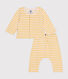 Babies' two-piece set in brushed fleece
