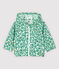 Baby Boys' Waterproofed Knit Windbreaker MARSHMALLOW white/GAZON green/MULTICO